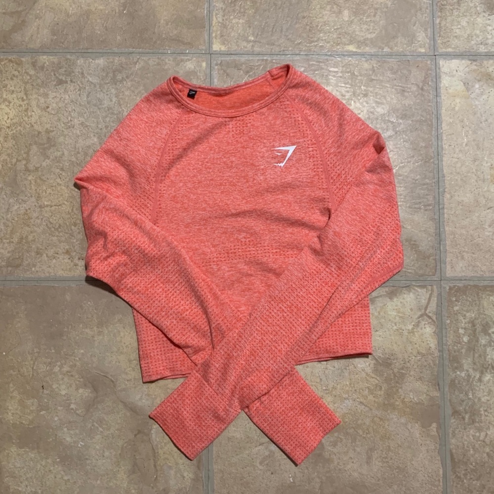 ** SOLD 🚫🚫Gym shark seamless coral long sleeve